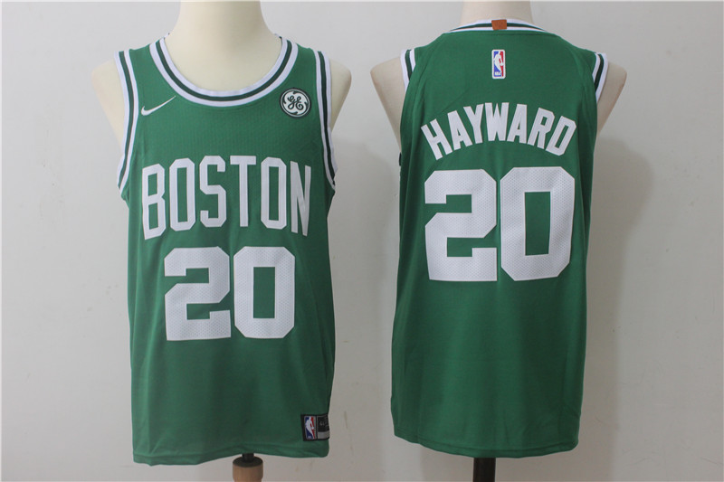 Men Boston Celtics #20 Hayward Green Game Nike NBA Jerseys->->NBA Jersey